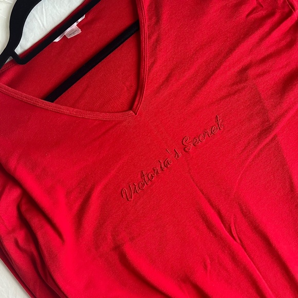 VINTAGE Victoria's Secret red embroidered nightdress - Picture 1 of 8